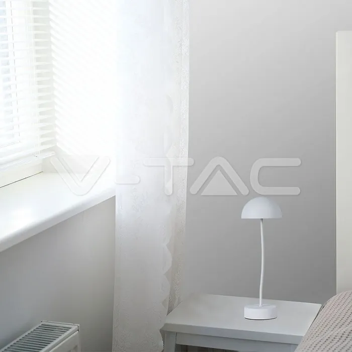V-TAC VT-23092 3W LED Настолна Лампа 3000K Бяло Тяло