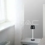 V-TAC VT-23095 3W LED Настолна Лампа - Воден Ефект 3000K Бяло Тяло