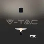 V-TAC VT-23101 9W LED Висяща Лампа (30*300*1370MM) Бяло + Черно Тяло 3000K Регулируема