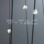 V-TAC VT-23107 12W LED Магнитен Осветител Въже 120`D 3000K Пясъчно Бяло Тяло 3 Години Гаранция