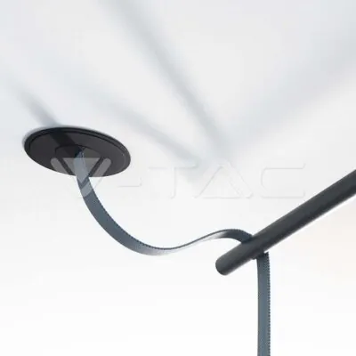 V-TAC VT-23130 Основа За Текстилен Колан Черно Тяло За Вграждане