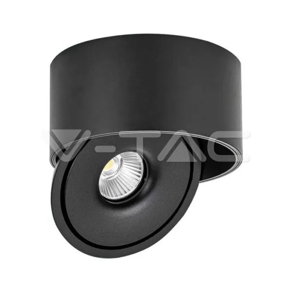 V-TAC VT-23156 20W LED Луна Външен Монтаж 3 в 1 Черно Тяло