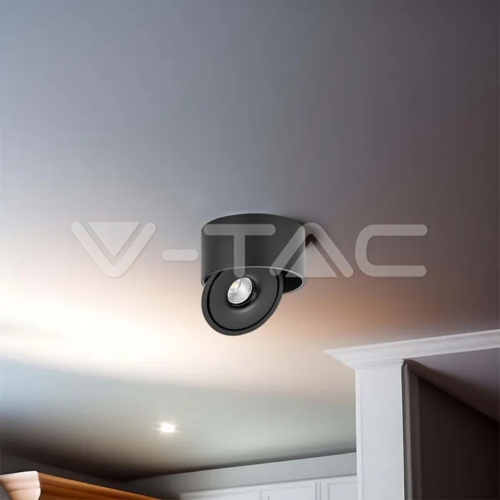 V-TAC VT-23158 28W LED Луна Външен Монтаж 3 в 1 Черно Тяло