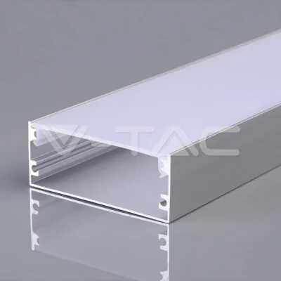 V-TAC VT-23178 Монтажен Kит с Дифузер 2000*50*20мм за LED Лента Алуминиев 2м.