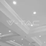 V-TAC VT-23184 7W LED Луна Кръг SAMSUNG 6400K Бяло Тяло