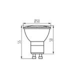 Kanlux 23413 ЛЕД Лампа TEDI MAXX LED GU10 220V 9W 6000K