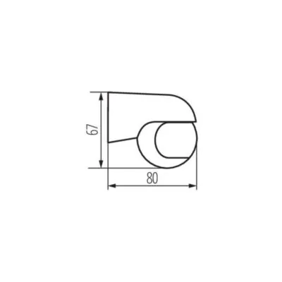 Kanlux 23450 Сензор за движение PIR ALER MINI 220V IP44