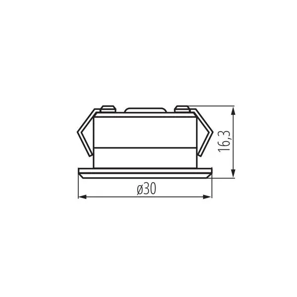 Kanlux 23521 ЛЕД Луна за вграждане IMBER 12V 1W 6500K IP65