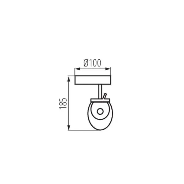 Kanlux 24440 ЛЕД Аплик за таван SILMA 3000K 6W IP20 220V