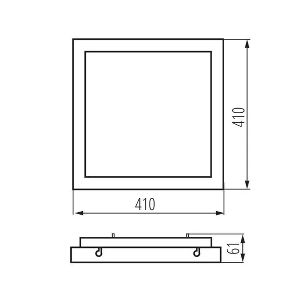 Kanlux 24642 ЛЕД Плафон TYBIA LED 220V 38W 4000K IP20