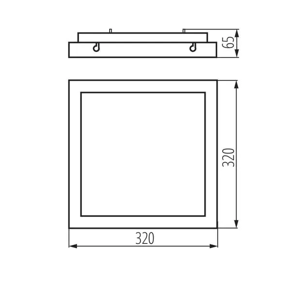 Kanlux 24647 ЛЕД Плафон TYBIA LED 220V 25W 4000K IP20