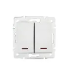 Kanlux 24715 Двоен електрически ключ LED DOMO
