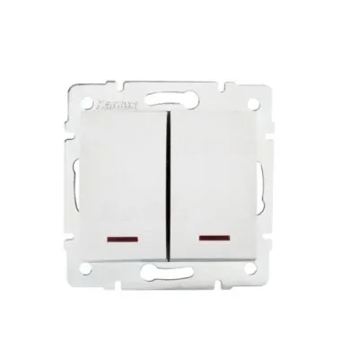 Kanlux 24715 Двоен електрически ключ LED DOMO