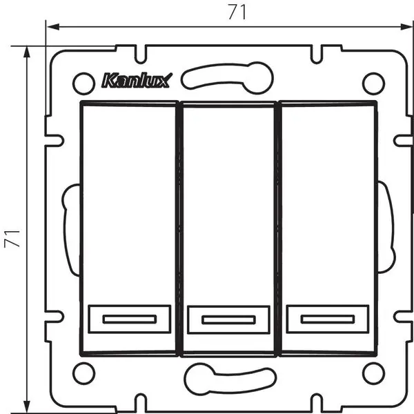 Kanlux 24721 Троен ключ DOMO