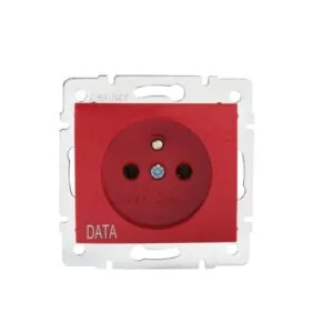 Kanlux 24736 Единичен захранващ контакт. френски стандарт (DATA) DOMO