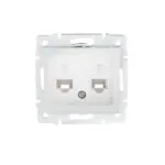 Kanlux 24752 Двойна независима телефонна розетка (2xRJ11) DOMO