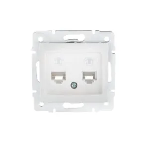Kanlux 24752 Двойна независима телефонна розетка (2xRJ11) DOMO