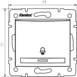 Kanlux 24780 Ключ бутон &quot