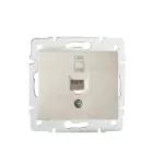 Kanlux 24813 Единично компютърно гнездо (RJ45Cat 6 Jack) DOMO