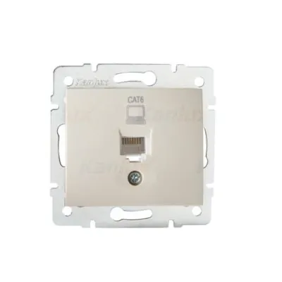 Kanlux 24813 Единично компютърно гнездо (RJ45Cat 6 Jack) DOMO