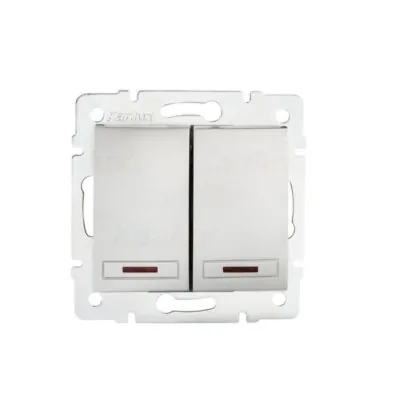 Kanlux 24834 Двоен електрически ключ LED DOMO