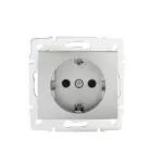 Kanlux 24852 Единичен захранващ контакт Schuko със защита на контактите DOMO