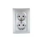 Kanlux 24858 Двоен електрически контакт Schuko. комплект DOMO