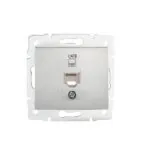 Kanlux 24872 Единично компютърно гнездо (RJ45Cat 6 Jack) DOMO