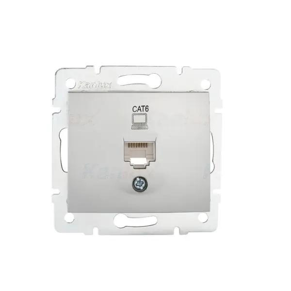Kanlux 24872 Единично компютърно гнездо (RJ45Cat 6 Jack) DOMO