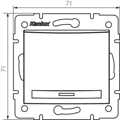 Kanlux 24950 Електрически ключ DOMO