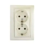 Kanlux 24976 Двоен електрически контакт Schuko. комплект DOMO
