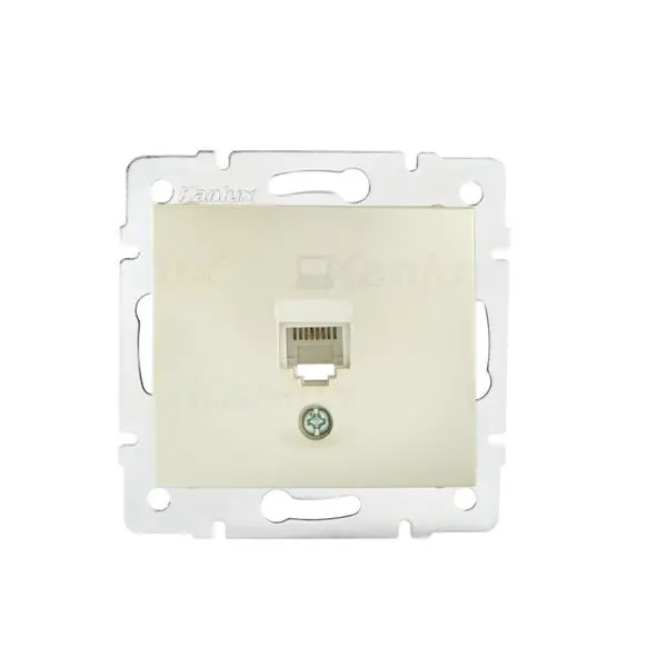 Kanlux 24989 Единично компютърно гнездо (RJ45Cat 5e Jack) DOMO