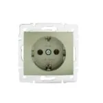 Kanlux 25026 Единичен захранващ контакт Schuko DOMO