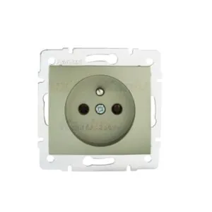 Kanlux 25031 Единичен захранващ контакт. френски стандарт DOMO