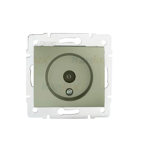 Kanlux 25038 Антенно крайно гнездо от тип TV DOMO