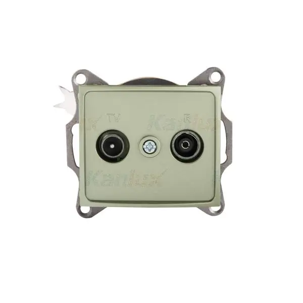 Kanlux 25041 Крайно гнездо R-TV DOMO