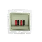 Kanlux 25055 Двоен контакт за високоговорител DOMO