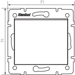 Kanlux 25065 Еднополюсен ключ LOGI