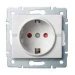Kanlux 25088 Единичен захранващ контакт Schuko със защита на контактите LOGI