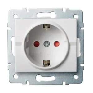 Kanlux 25088 Единичен захранващ контакт Schuko със защита на контактите LOGI