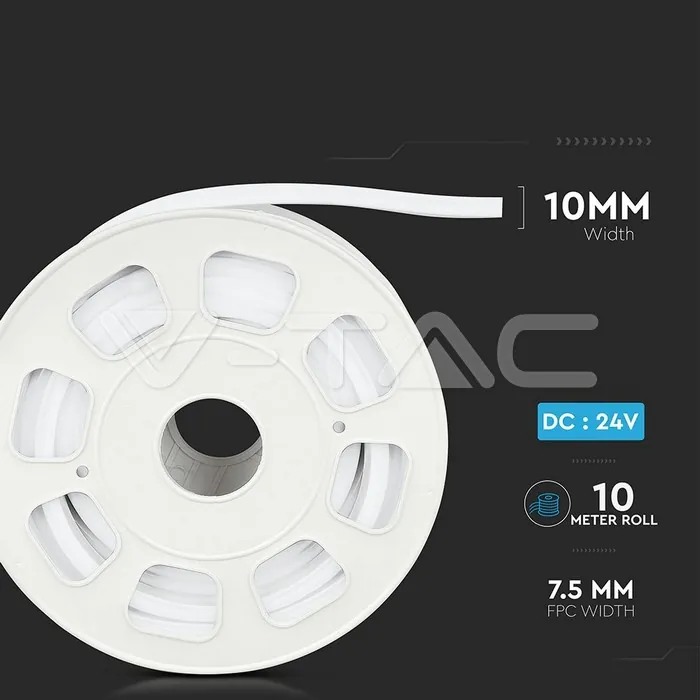 V-TAC VT-2512 Neon Flex 24V Бяла Светлина