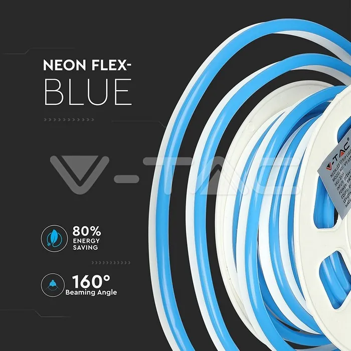 V-TAC VT-2515 Neon Flex 24V Син