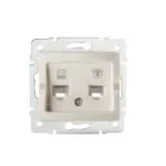 Kanlux 25172 Компютърно-телефонно гнездо (RJ45 Cat 6+RJ11) LOGI