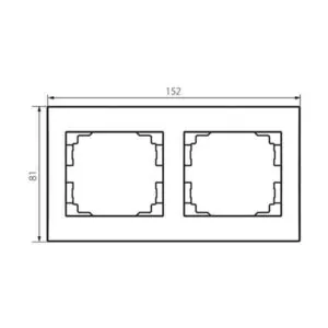 Kanlux 25295 Двойна хоризонтална рамка LOGI
