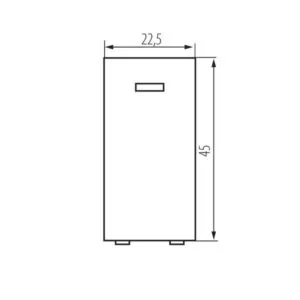Kanlux 25303 Еднополюсен ключ за LED BIURO