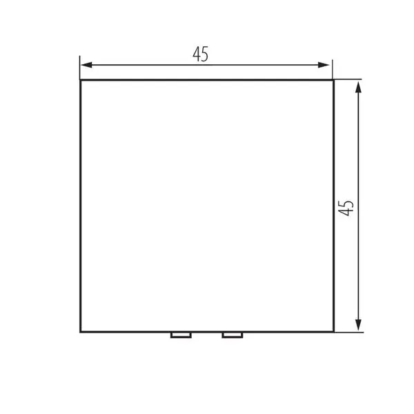 Kanlux 25320 Двуполюсен ключ. m45 BIURO