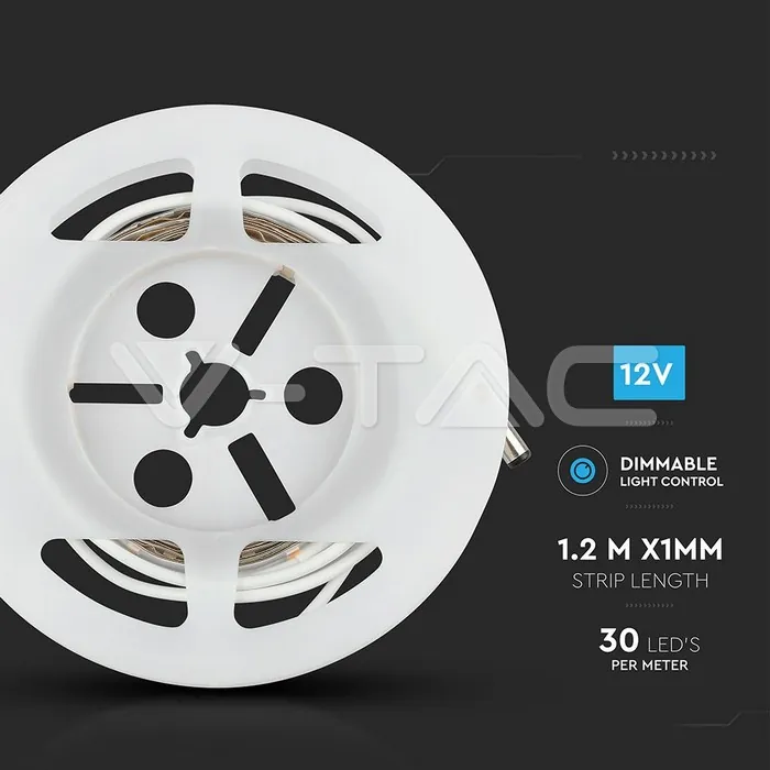 V-TAC VT-2548 LED Система за Спалня Сензор Единичен Топло Бяла Светлина