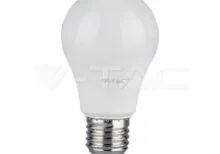 V-TAC VT-255 LED Крушка SAMSUNG Чип 6.5W E27 A++ A60 3000K