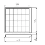 Kanlux 25710 OPR.RASTR.PODT REGIS 3 G13 220V IP20