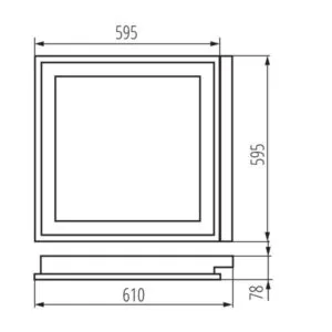 Kanlux 25713 OPR.RASTR.PODT REGIS 3 G13 220V IP40